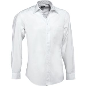 JOBELINE Overhemd Rico lange mouw; Kledingmaat 45/46; wit
