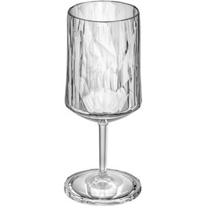koziol Wijnglas Classic Wine Club No. 4 Superglas II; 410ml, 8.5x20.5 cm (ØxH); lichtgrijs/transparant; 0.3 l vulstreepje, 8 stuk / verpakking