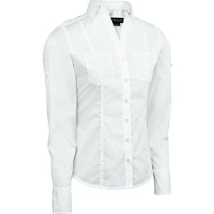 JOBELINE Damesblouse Kate lange mouw; Kledingmaat 48; wit