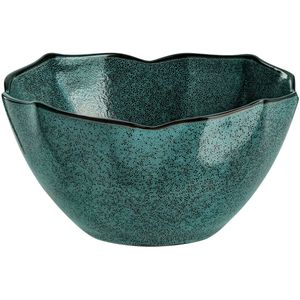 VEGA Schaal Antiqus; 700ml, 15x8 cm (ØxH); petrol; rond; 6 stuk / verpakking