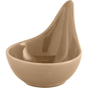 VEGA Mini schaaltje Druppel; 60ml, 8.8x6.8x6.3 cm (LxBxH); beige; 12 stuk / verpakking