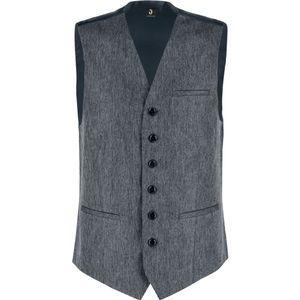 Lederen gilet Stars&Stripes Hondo