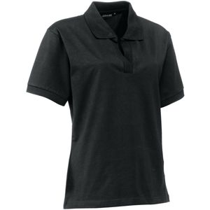 PULSIVA Damespolo Benita voordeelpak; Kledingmaat 2XL; zwart; 2 stuk / verpakking