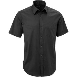 JOBELINE Overhemd Kim korte mouw; Kledingmaat 37/38; zwart