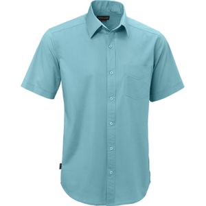 JOBELINE Overhemd Kim korte mouw; Kledingmaat 37/38; azuurblauw