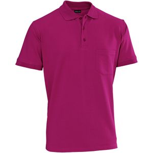 JOBELINE Polo heren korte mouw Cato slim fit; Kledingmaat S; braam