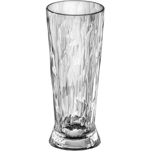 koziol Bierglas Bier Club No. 10 Superglas; 450ml, 7.4x17.7 cm (ØxH); transparant; 0.3 l vulstreepje, 6 stuk / verpakking