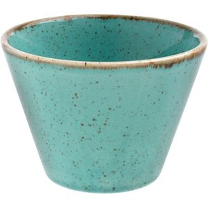 VEGA Schaaltje Sidina conisch; 230ml, 9x7 cm (ØxH); turquoise; conisch; 6 stuk / verpakking