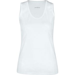 PULSIVA Damesshirt Double Tanktop; Kledingmaat L; wit; 2 stuk / verpakking