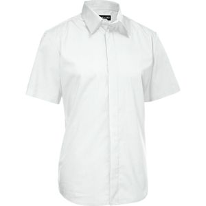 JOBELINE Overhemd Fabrice korte mouw; Kledingmaat 37/38; wit
