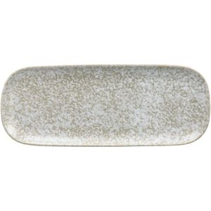 VEGA Platte schaal Mamoro rechthoekig; 36x14x2.3 cm (LxBxH); beige/wit; rechthoekig; 3 stuk / verpakking