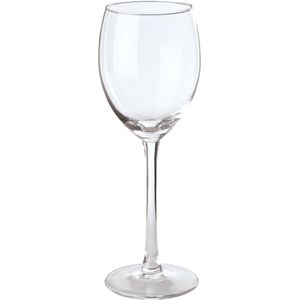 royal leerdam Witte wijnglas Plaza met vulstreepje; 250ml, 6x20 cm (ØxH); transparant; 0.1 l vulstreepje, 6 stuk / verpakking