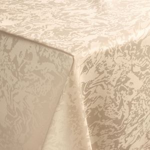 PULSIVA Tafelkleed Marmor vierkant; 160x160 cm (BxL); champagne beige; vierkant