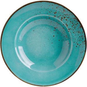 VEGA Diep bord Palana; 200ml, 24x4 cm (ØxH); turquoise; rond; 6 stuk / verpakking