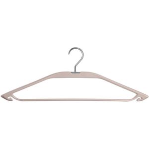 VEGA Kleerhanger Percio zonder anti-diefstalring; 45.5x16.7 cm (LxH); taupe; 12 stuk / verpakking