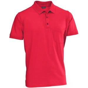 JOBELINE Polo heren korte mouw Cato slim fit; Kledingmaat M; rood