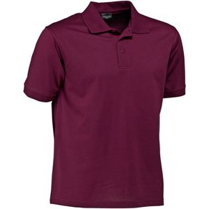 JOBELINE Herenpolo Fly korte mouw; Kledingmaat 3XL; bordeaux