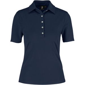 JOBELINE Damespolo Malme korte mouw; Kledingmaat XL; navy