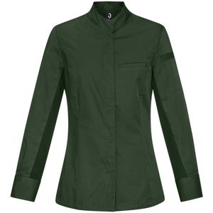 JOBELINE Dames koksbuis Marco lange mouw; Kledingmaat 34; donker olijf