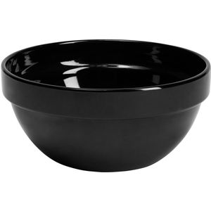 VEGA Melamine schaal Soest; 350 ml, 14x6.5 cm (ØxH); zwart; rond
