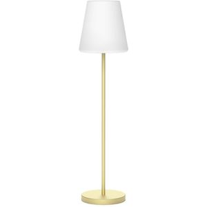 Newgarden Vloerlamp Lola Slim 180 warm wit en koud wit; 177.2x44 cm (HxØ); goud/wit