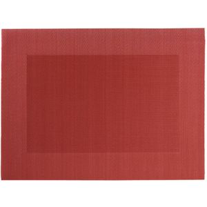 PULSIVA Placemat Nevada; 35x47 cm (BxL); rood; rechthoekig; 4 stuk / verpakking