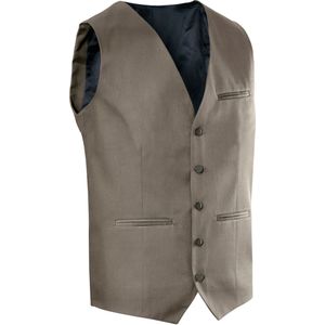 JOBELINE Herengilet Bistro; Kledingmaat 44; taupe
