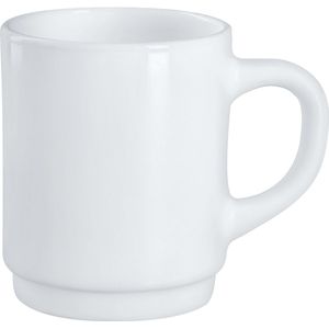 Arcoroc Beker Restaurant; 250 ml, 7.2x8.9 cm (ØxH); wit; rond; 6 stuk / verpakking
