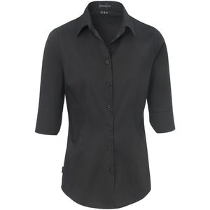 JOBELINE Blouse Delano driekwartmouw; Kledingmaat 40; zwart