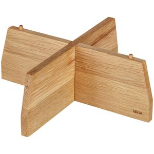 VEGA Voetelement Fenra; 25x25x9.15 cm (LxBxH); eiken