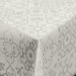 Friedola Tafelkleed Malik vierkant; 160x220 cm (BxL); antraciet/grijs/wit; ovaal