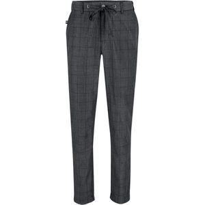 JOBELINE Heren koksbroek Move geruit; Kledingmaat 56; antraciet
