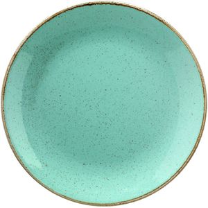 VEGA Plat bord Sidina; 20 cm (Ø); turquoise; rond; 6 stuk / verpakking
