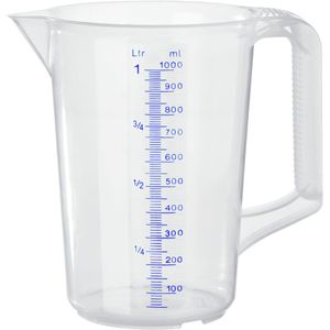 Schneider Maatbeker Canny; 1000ml, 17x12x16.5 cm (LxBxH); transparant