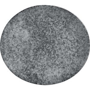 VEGA Plat bord Mamoro organisch; 25.5x23x2.5 cm (LxBxH); zwart/wit; organisch; 6 stuk / verpakking