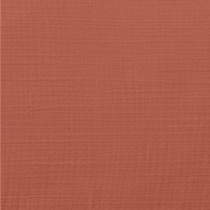 ERWIN M. Kussensloop Libra Musselin; 180 cm (B); terracotta