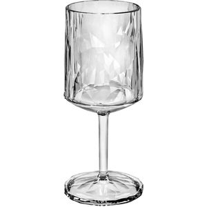 koziol Wijnglas Classic Wine Club No. 9 Superglas II; 250ml, 7.6x17.2 cm (ØxH); lichtgrijs/transparant; 0.2 l vulstreepje, 12 stuk / verpakking