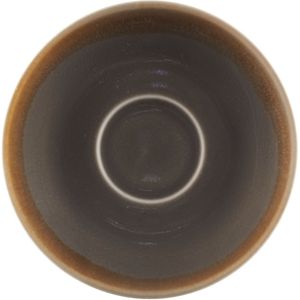 PULSIVA Espressoschotel Glaze; 11.5 cm (Ø); grijs; rond; 6 stuk / verpakking