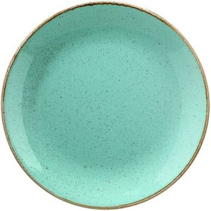 VEGA Plat bord Sidina; 24 cm (Ø); turquoise; rond; 6 stuk / verpakking
