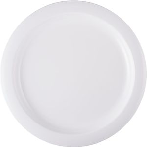 WACA Plat bord Colora; 24.1 cm (Ø); wit; rond; 5 stuk / verpakking