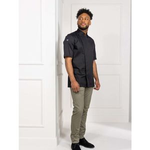 Le Nouveau Chef Melvin koksjas ; Kledingmaat XS; zwart