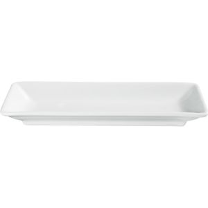 VEGA Platte Bali schaal; 21x8.5x2.5 cm (LxBxH); wit; 6 stuk / verpakking