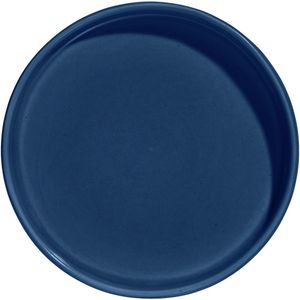 VEGA Bord met lage rand Skady mat; 13.5x2 cm (ØxH); donkerblauw; rond; 4 stuk / verpakking