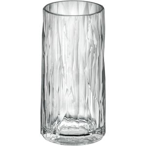 koziol Drinkglas Highball Club No. 8 Superglas II; 400ml, 7.5x14.8 cm (ØxH); lichtgrijs/transparant; 0.3 l vulstreepje, 12 stuk / verpakking