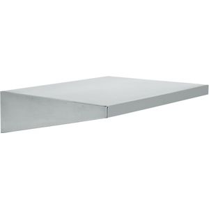 PULSIVA Wandplank Primo; 120x15x23 cm (BxHxD); zilver