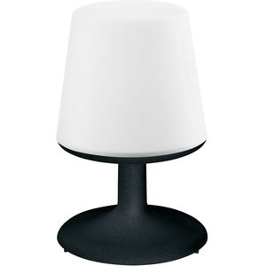 koziol Tafellamp Light to go; 18x18x28 cm (LxBxH); wit/zwart