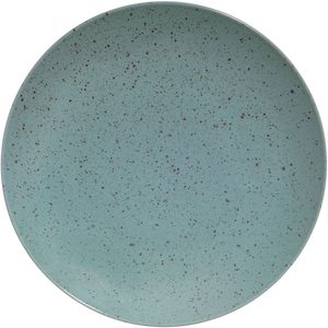 VEGA Plat bord Alessia; 30 cm (Ø); turquoise; rond; 4 stuk / verpakking