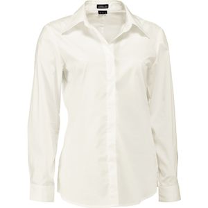 JOBELINE Damesblouse Fiore lange mouw; Kledingmaat 40; crème wit