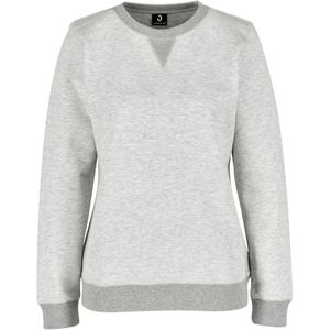 JOBELINE Sweatshirt voor dames Dean lange mouw; Kledingmaat 2XL; lichtgrijs