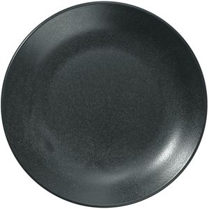 VEGA Plat bord Masca; 28 cm (Ø); zwart; rond; 6 stuk / verpakking